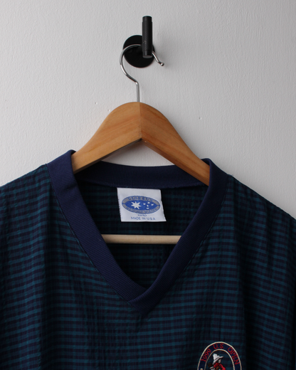 ‘99 US Open Pinehurst No. 2 Blue Plaid Windbreaker (L)