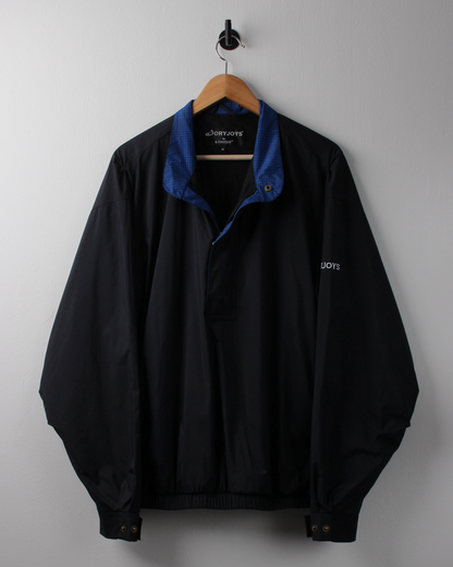 90s FootJoy Black Half Zip Windbreaker (M)