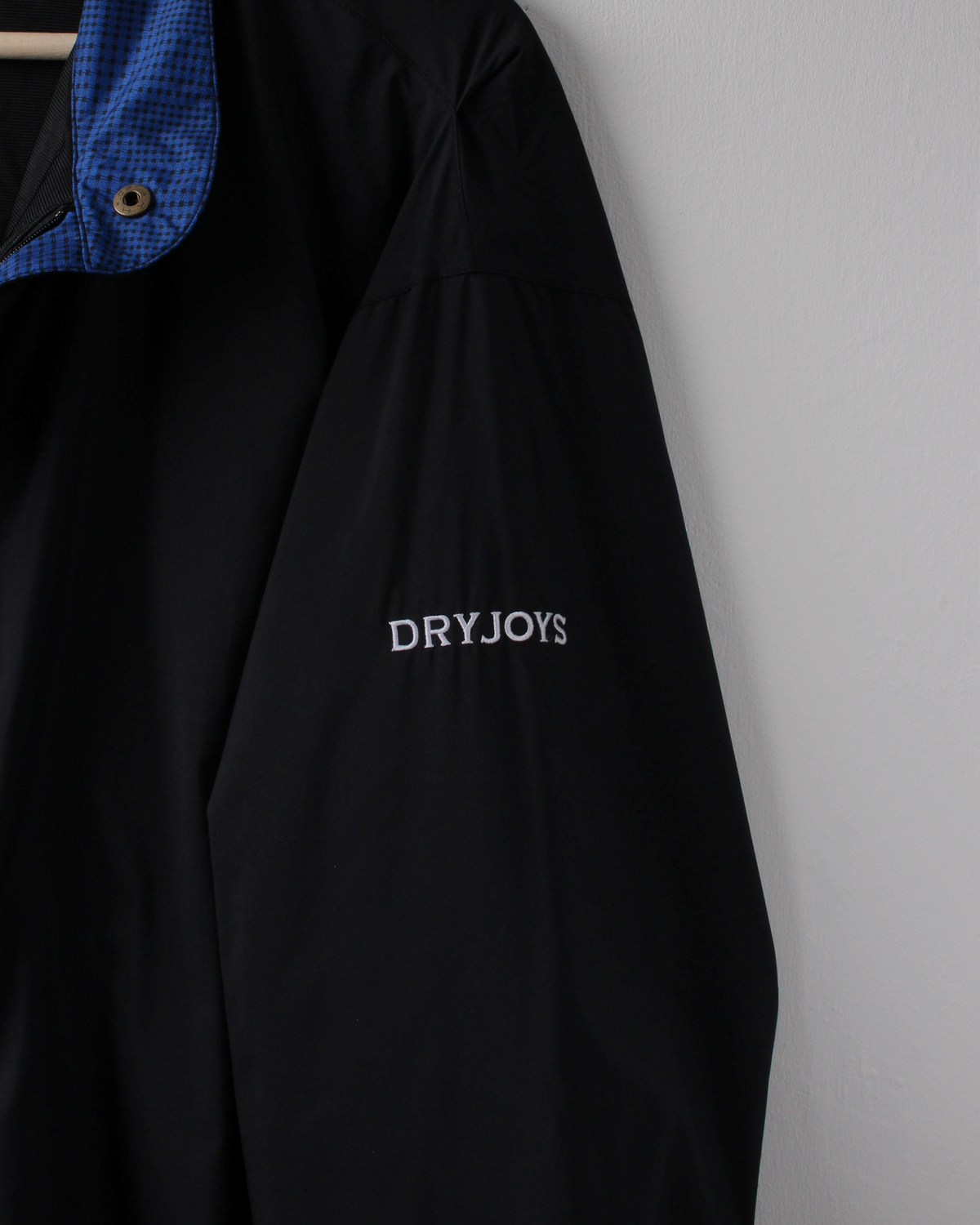 90s FootJoy Black Half Zip Windbreaker (M)