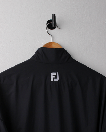 90s FootJoy Black Half Zip Windbreaker (M)
