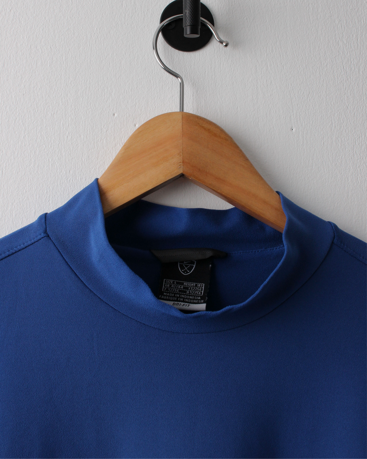 00s Nike Blue Dri-Fit Mock Neck (L)