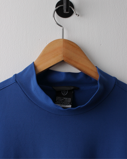 00s Nike Blue Dri-Fit Mock Neck (L)