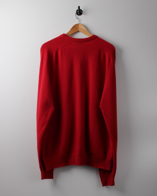 00s Nike Red Wool Crewneck Knit (XL)