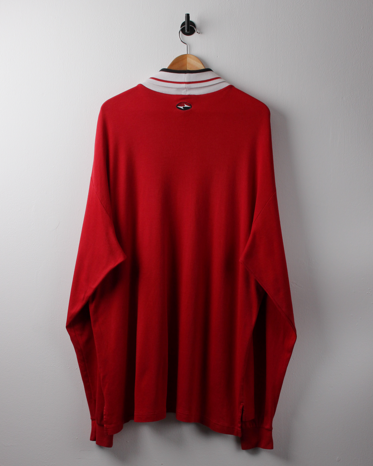 90s Nike Tiger Woods Yin Yang Red Turtle Neck Golf Top (XXL)