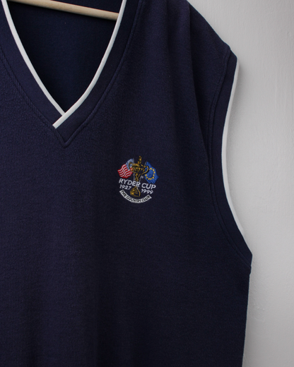 '99 Ryder Cup Navy Sweater Vest (XL)