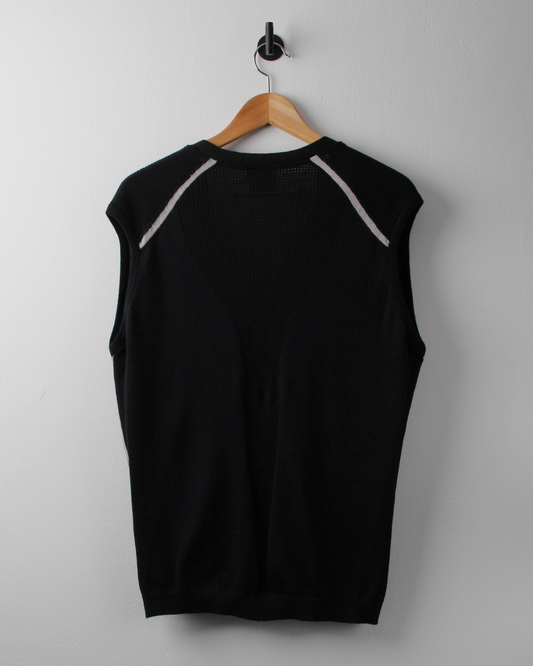 00s Nike Black Wool Cardigan (L)