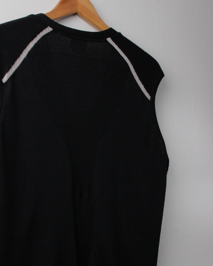 00s Nike Black Wool Cardigan (L)