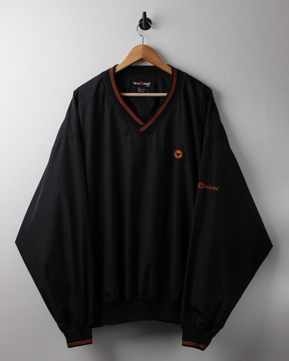90s TaylorMade Black & Orange Windbreaker (XXL)