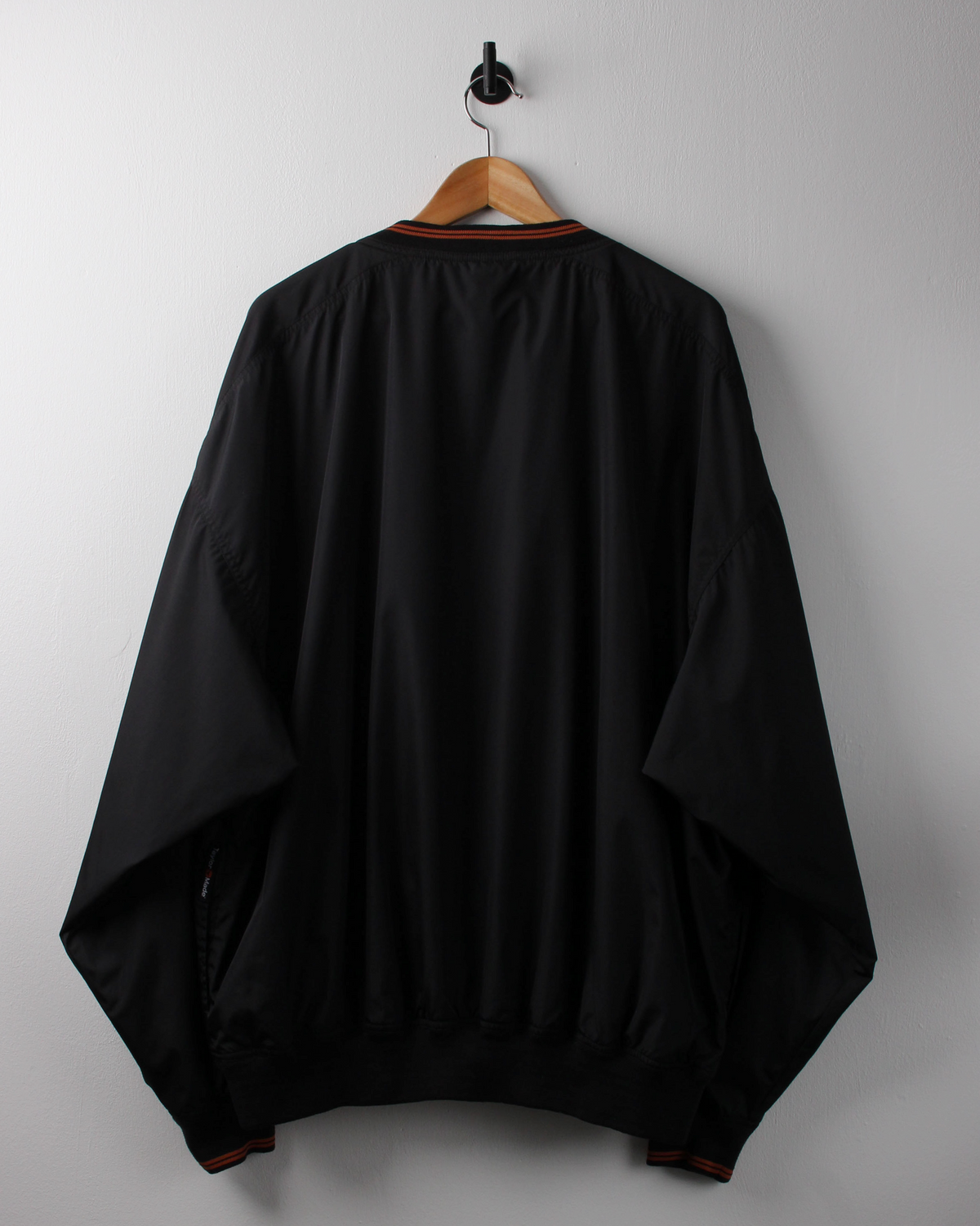 90s TaylorMade Black & Orange Windbreaker (XXL)