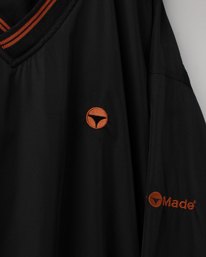 90s TaylorMade Black & Orange Windbreaker (XXL)