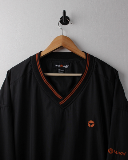90s TaylorMade Black & Orange Windbreaker (XXL)