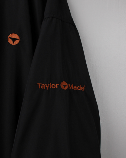 90s TaylorMade Black & Orange Windbreaker (XXL)