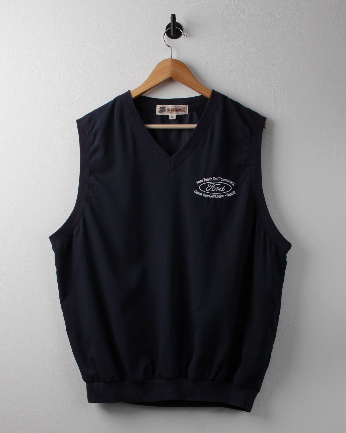 90s Ford Golf Tournament Windbreaker Golf Vest (L)