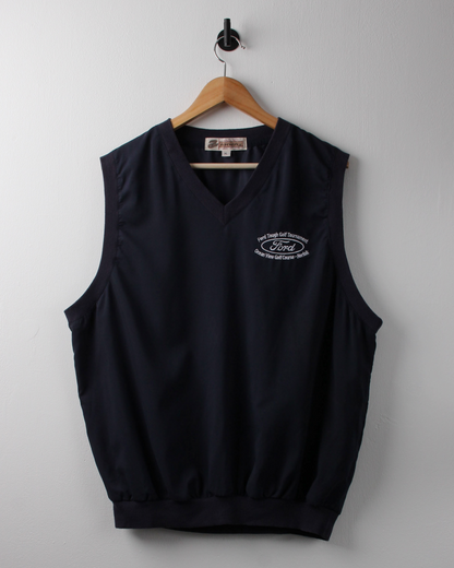 90s Ford Golf Tournament Windbreaker Golf Vest (L)