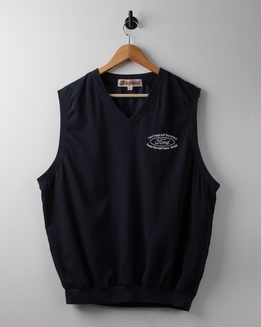 90s Ford Golf Tournament Windbreaker Golf Vest (L)