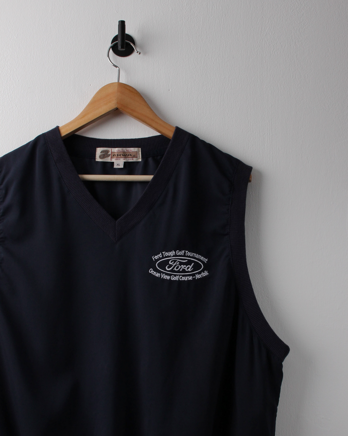 90s Ford Golf Tournament Windbreaker Golf Vest (L)