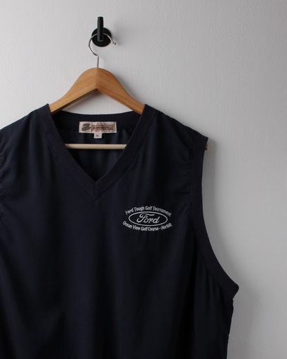 90s Ford Golf Tournament Windbreaker Golf Vest (L)