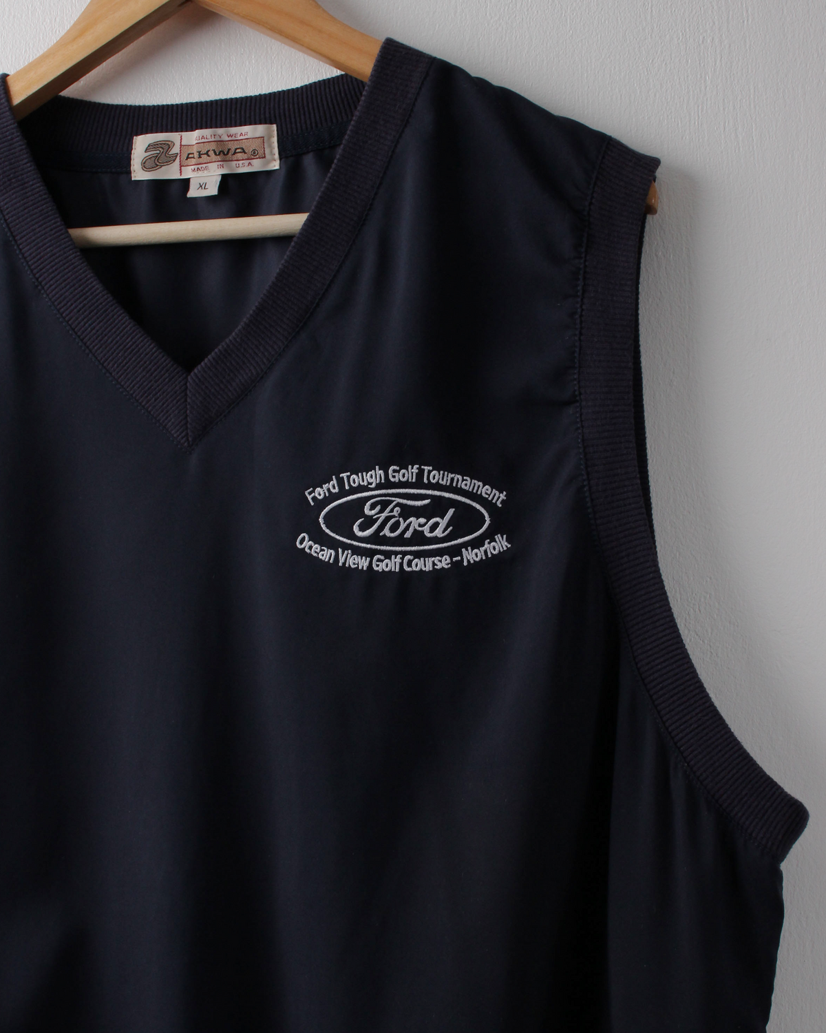 90s Ford Golf Tournament Windbreaker Golf Vest (L)