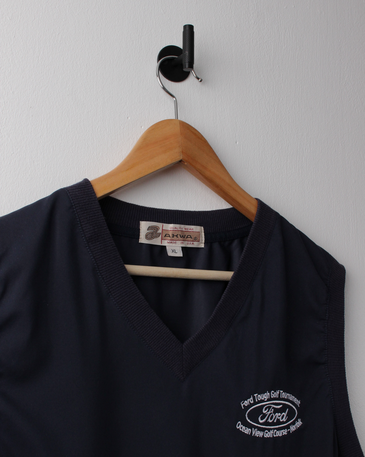 90s Ford Golf Tournament Windbreaker Golf Vest (L)