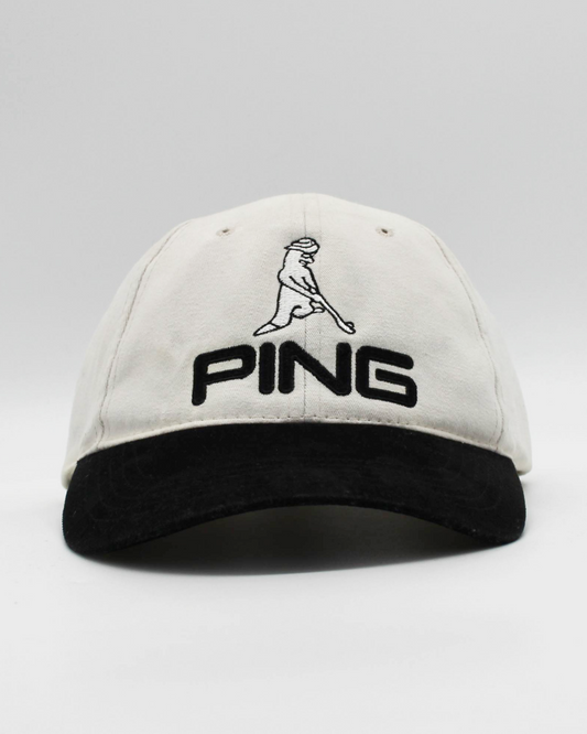 90s Ping ‘Mr Ping’ Cream/Black Cap
