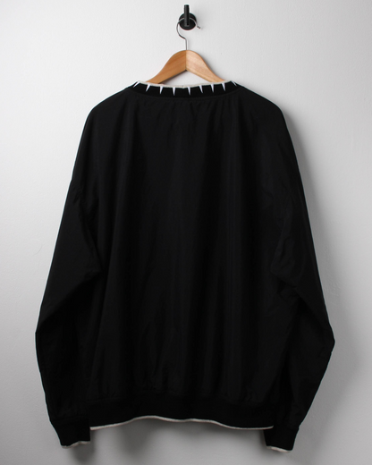 90s Greg Norman Black Crewneck Windbreaker (L)