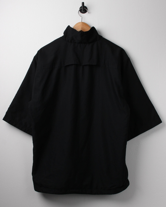 00s Nike Black Short Sleeve Windbreaker (L)