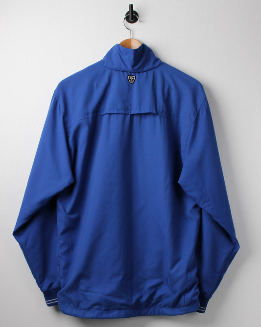 00s Nike Shield Logo Blue Quarter Zip Jacket (M)
