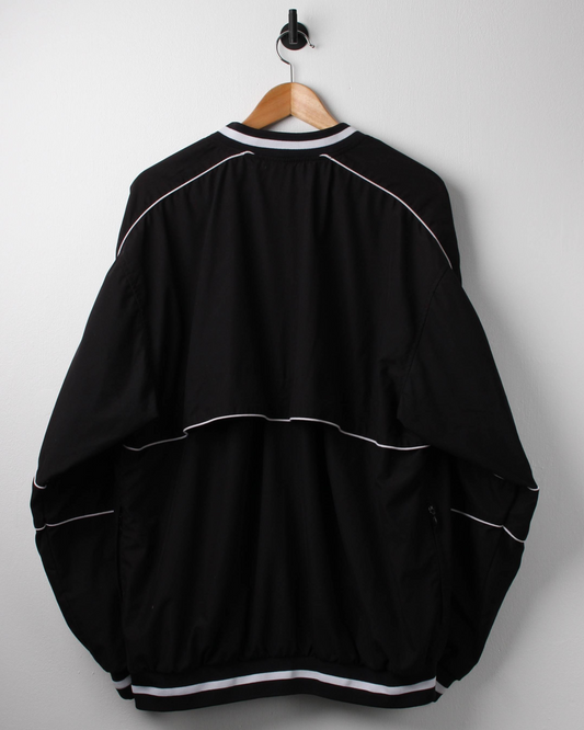 90s Nike Black/White V-Neck Windbreaker (L)