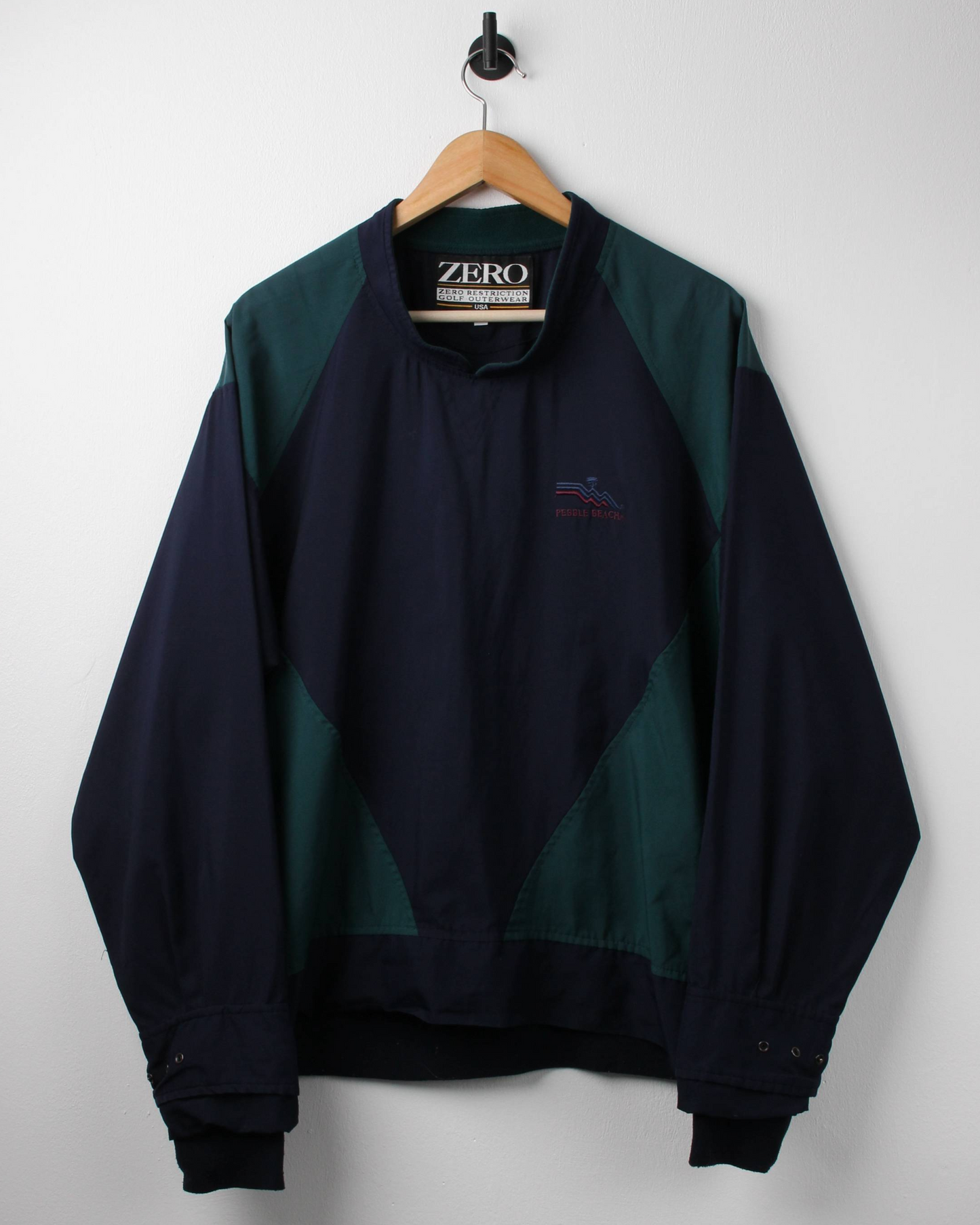 90s Pebble Beach Zero Restriction Lightweight Windbreaker (M)