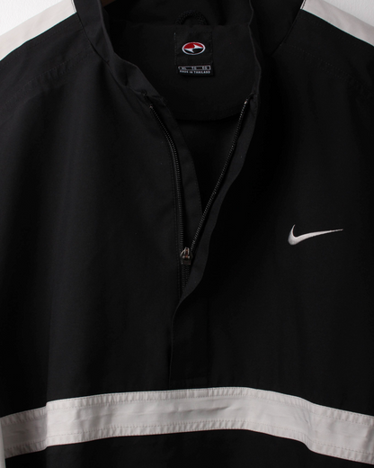 90s Nike Tiger Woods Yin Yang Black/White Quarter Zip Windbreaker (XL)