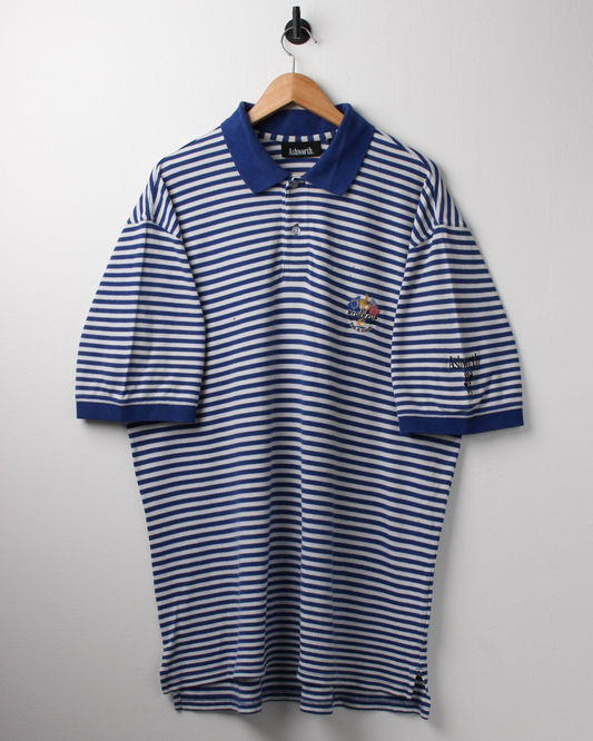 2006 Ryder Cup Blue/White Striped Polo-Shirt (XL)