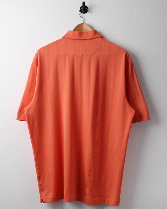 00s Nike Tiger Woods Peach Textured Polo (L)