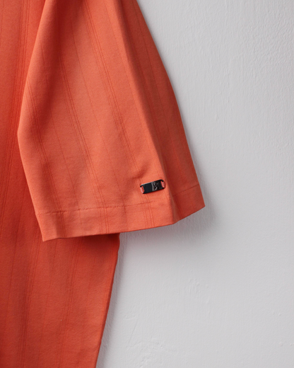 00s Nike Tiger Woods Peach Textured Polo (L)