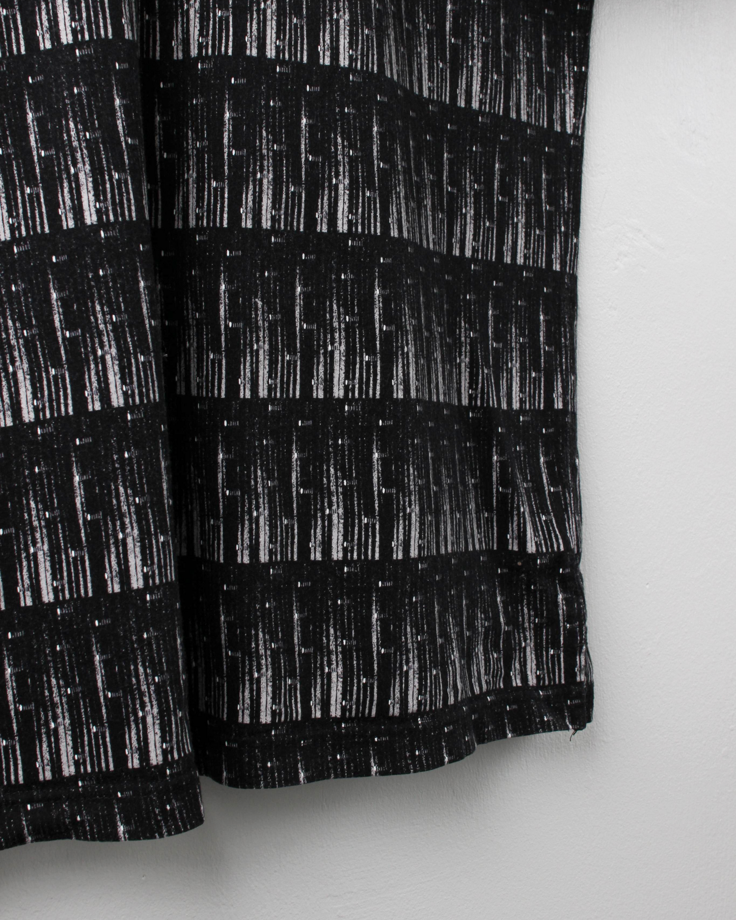 90s Greg Norman Black & White Abstract Polo (M)