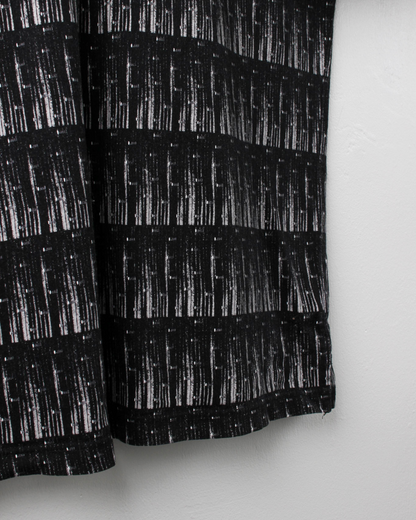 90s Greg Norman Black & White Abstract Polo (M)