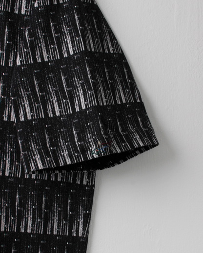 90s Greg Norman Black & White Abstract Polo (M)