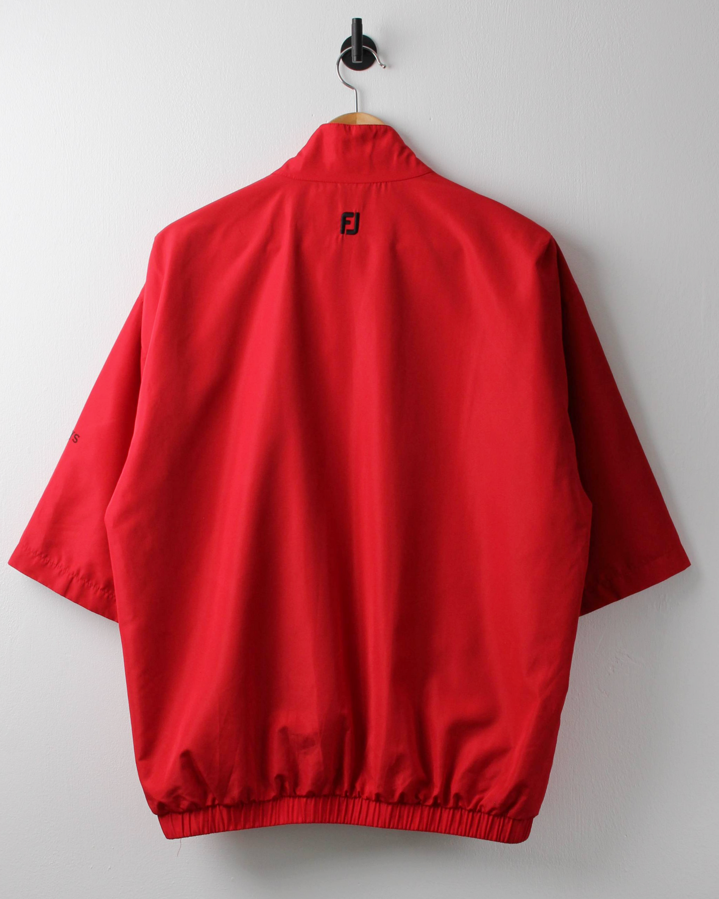 00s DryJoys by FootJoy Red Short Sleeve Windbreaker (M)