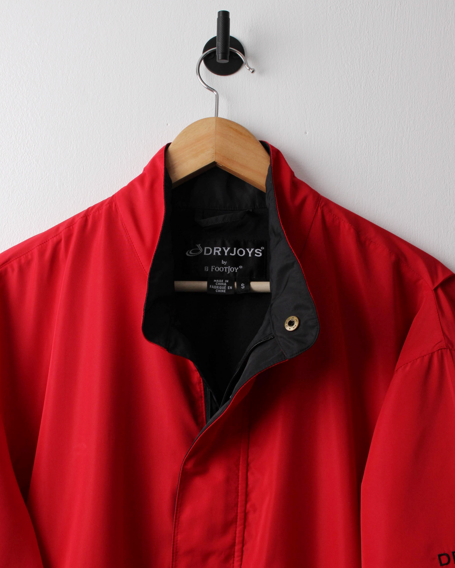 00s DryJoys by FootJoy Red Short Sleeve Windbreaker (M)