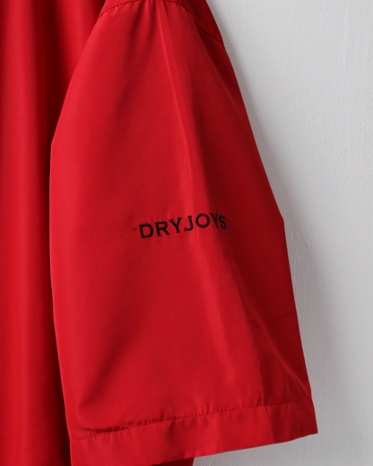00s DryJoys by FootJoy Red Short Sleeve Windbreaker (M)