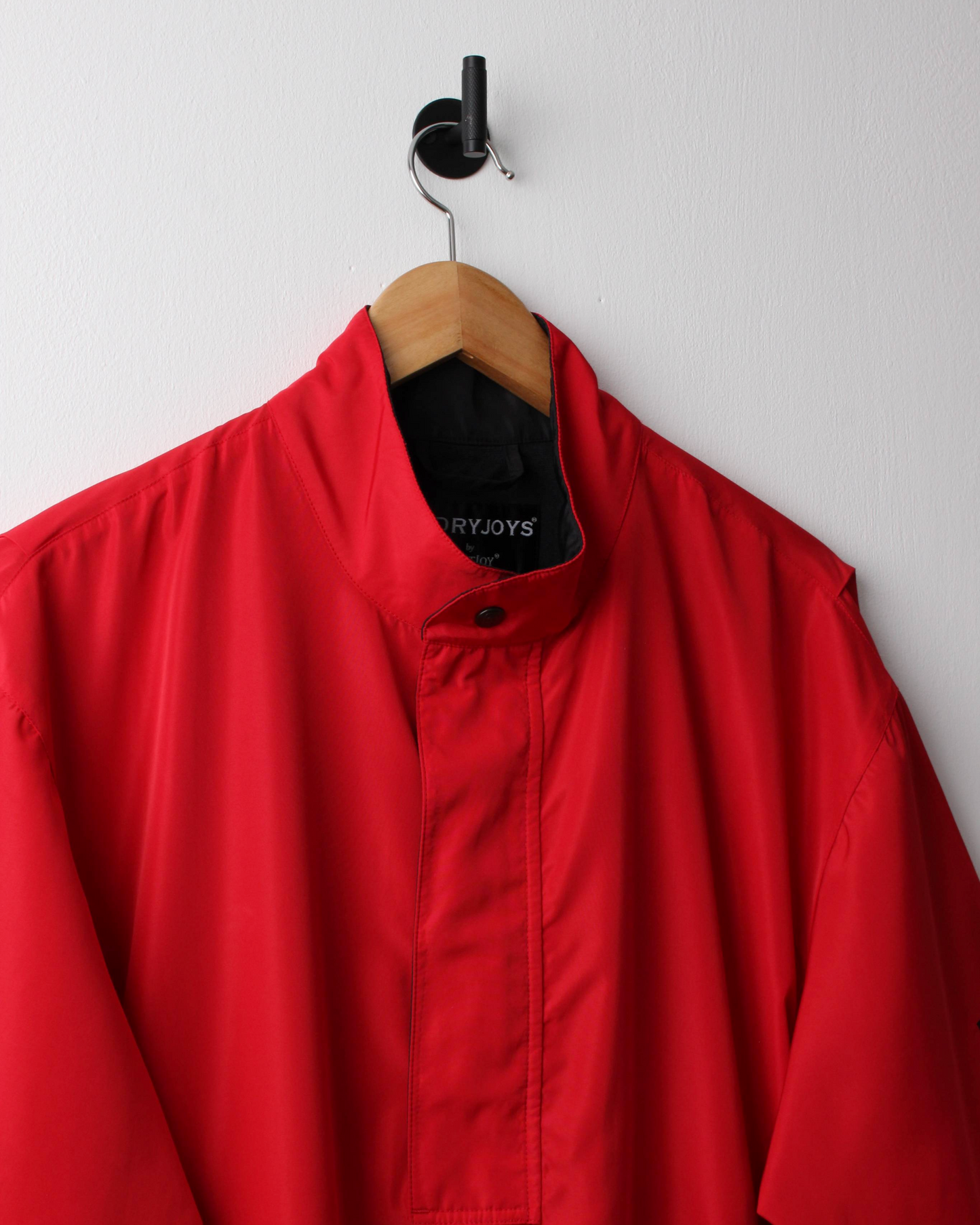 00s DryJoys by FootJoy Red Short Sleeve Windbreaker (M)