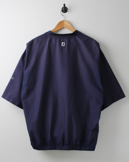 00s FootJoy Navy Lightweight Short Sleeve Windbreaker (M)