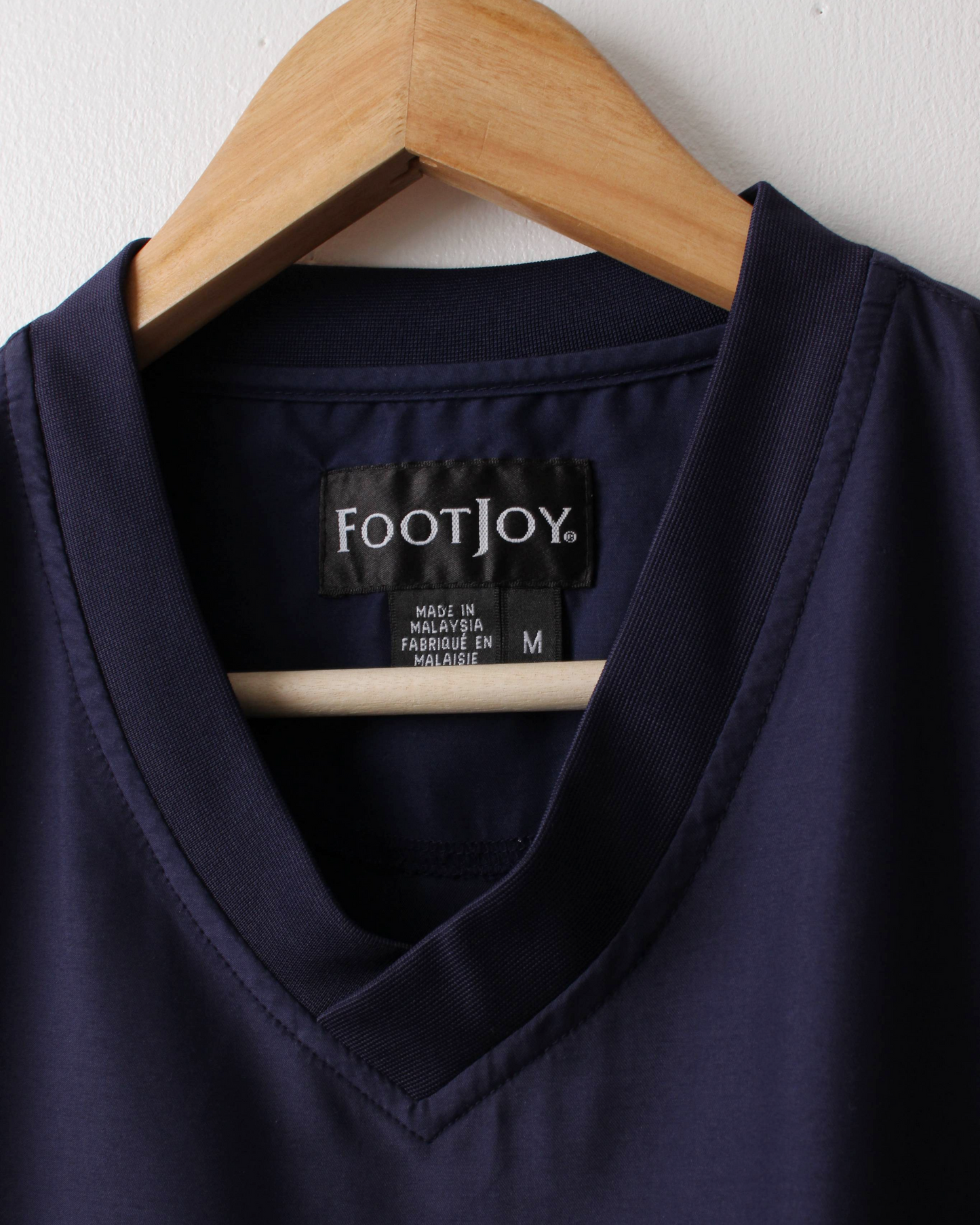 00s FootJoy Navy Lightweight Short Sleeve Windbreaker (M)