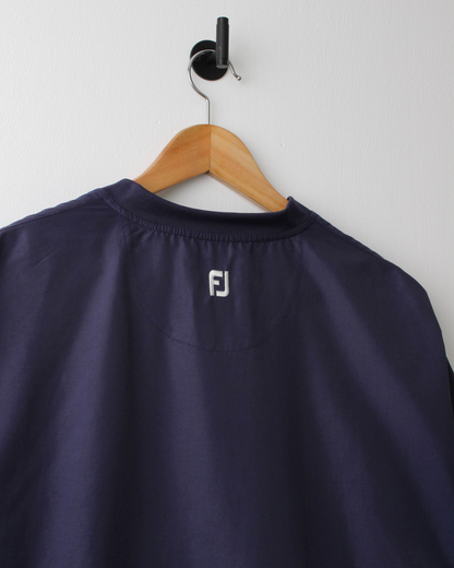 00s FootJoy Navy Lightweight Short Sleeve Windbreaker (M)