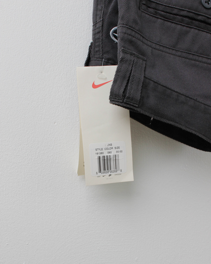 90s Nike Yin Yang Dark Grey Golf Trousers with Tags (30W 32L)