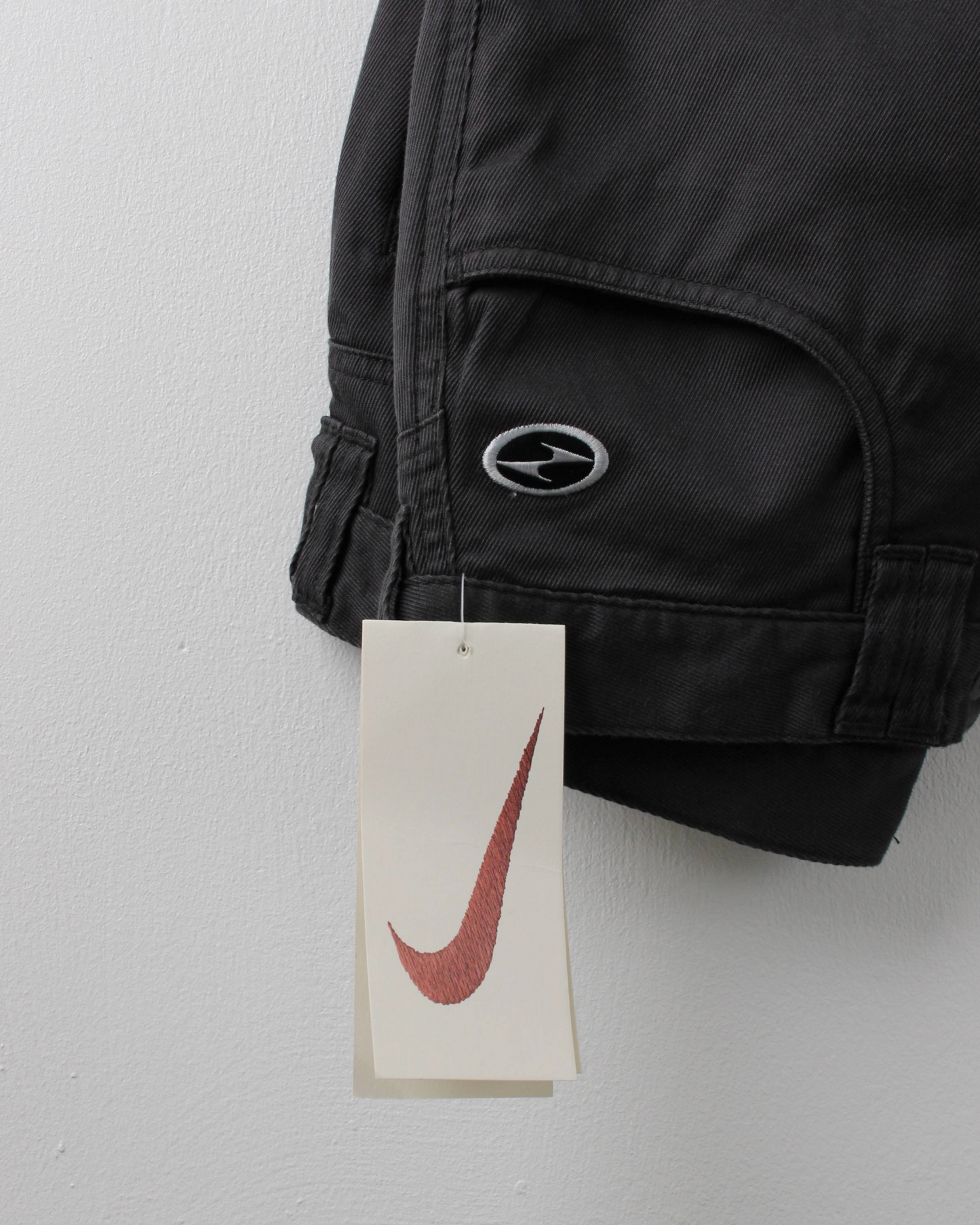 90s Nike Yin Yang Dark Grey Golf Trousers with Tags (30W 32L)