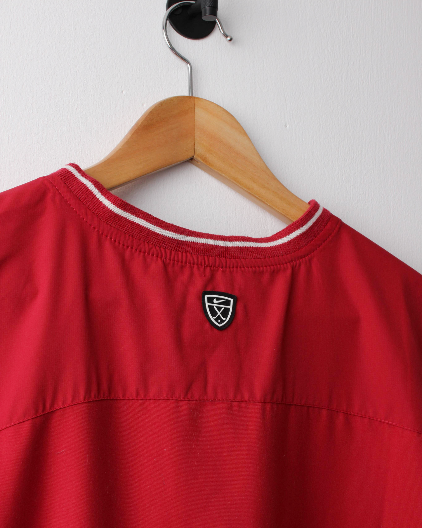 00s Nike Shield Logo Red Golf Vest (L)