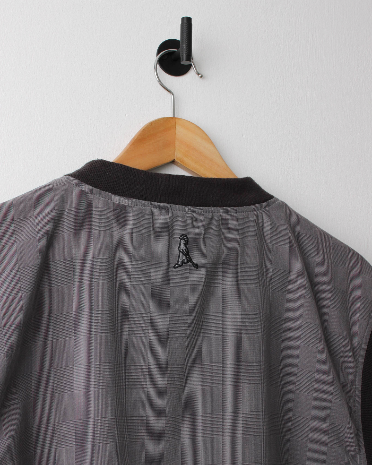 00s Ping Grey Patterned Windbreaker Golf Vest (M)