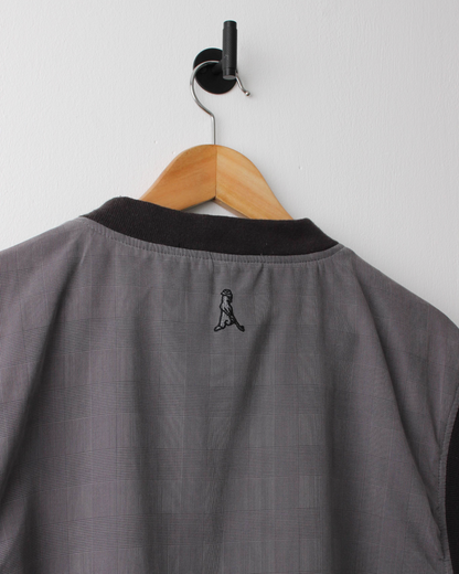 00s Ping Grey Patterned Windbreaker Golf Vest (M)