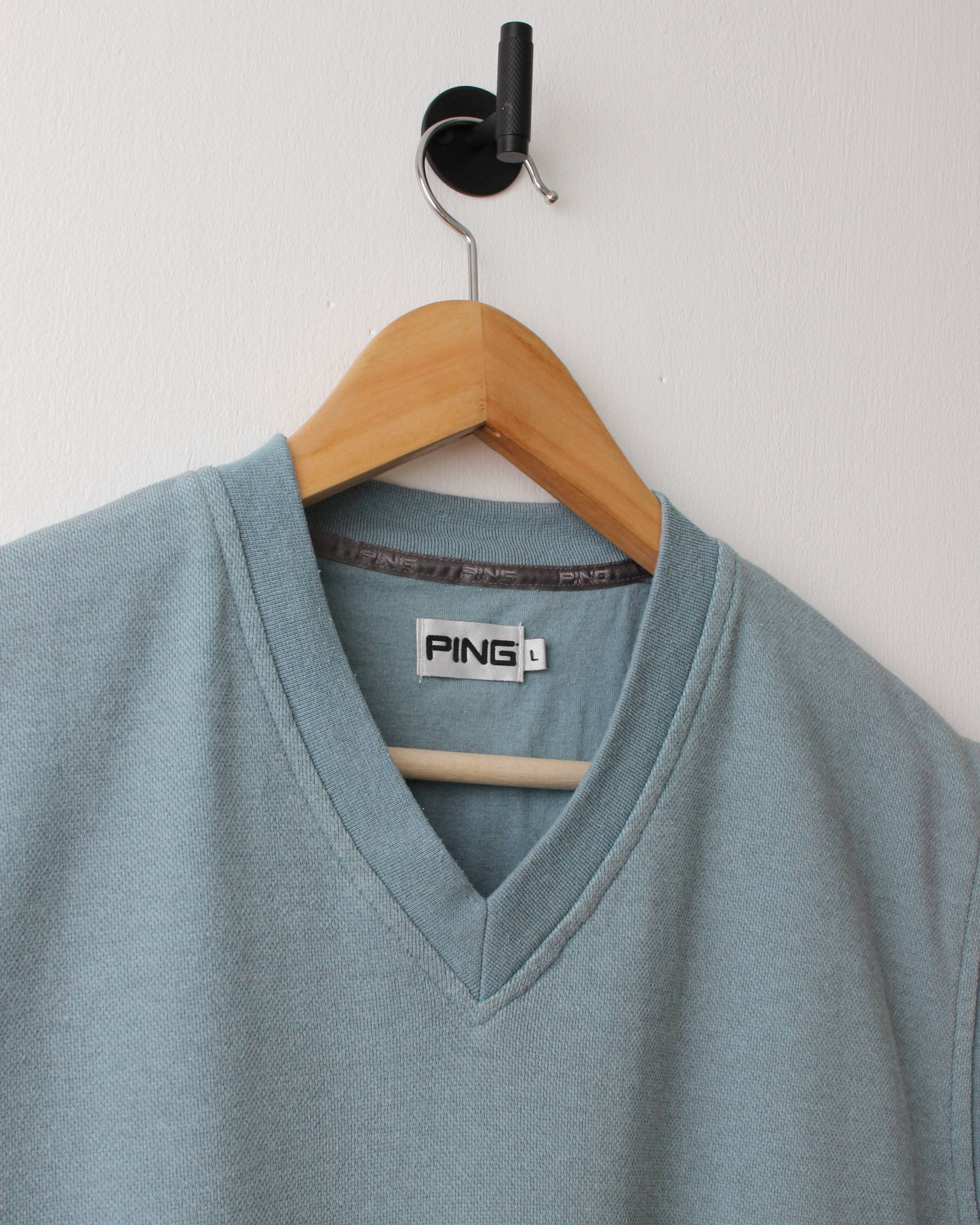 00s Ping ‘Mr Ping’ Logo Blue Golf Vest (M)