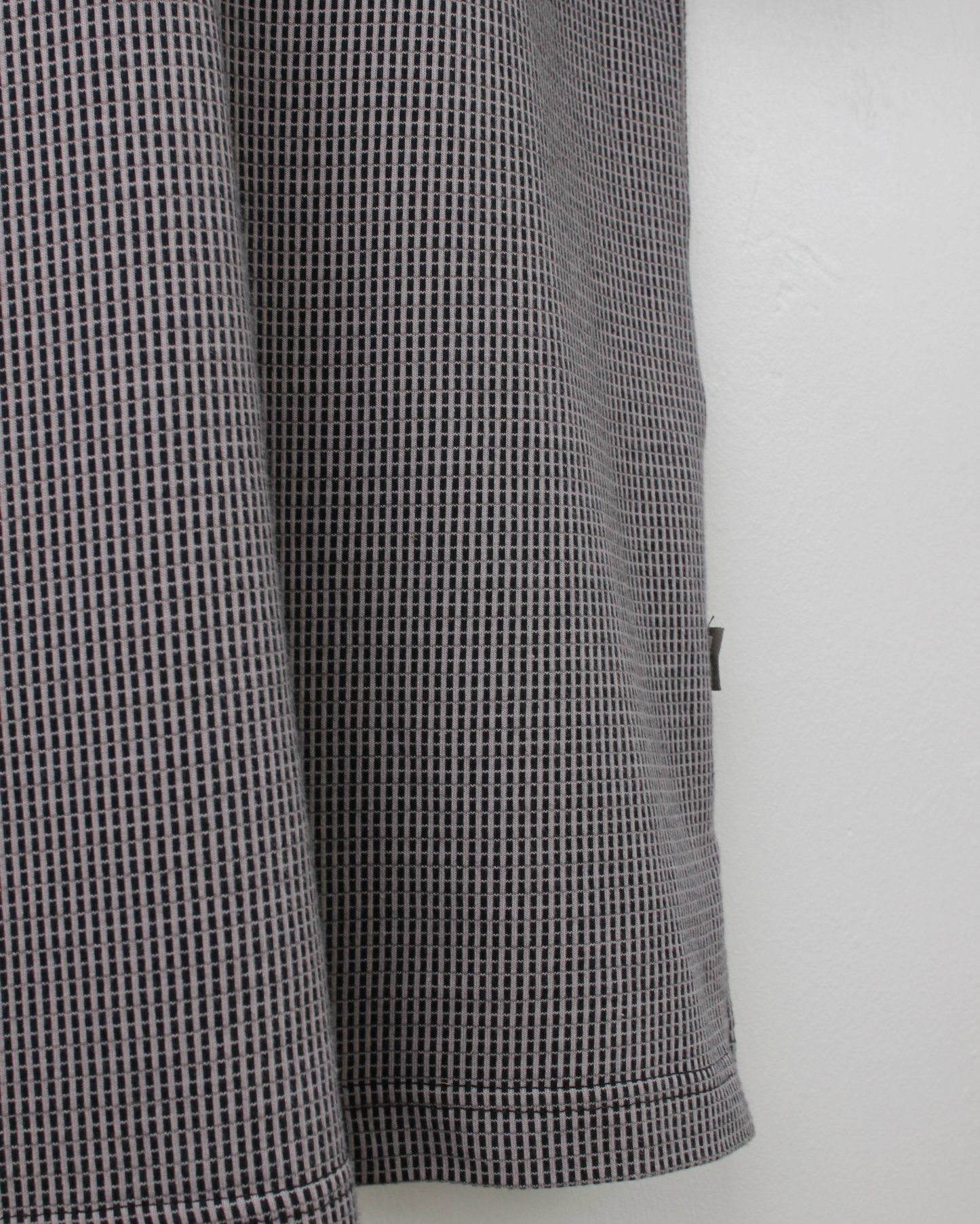 00s Ping Black & Stone Micro Check Polo (M)
